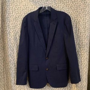 J Crew 36S Navy Ludlow Blazer